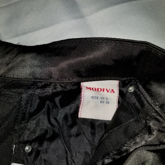 Modiva Retro Shiny Pants, 5 pocket - Picture 8 of 9